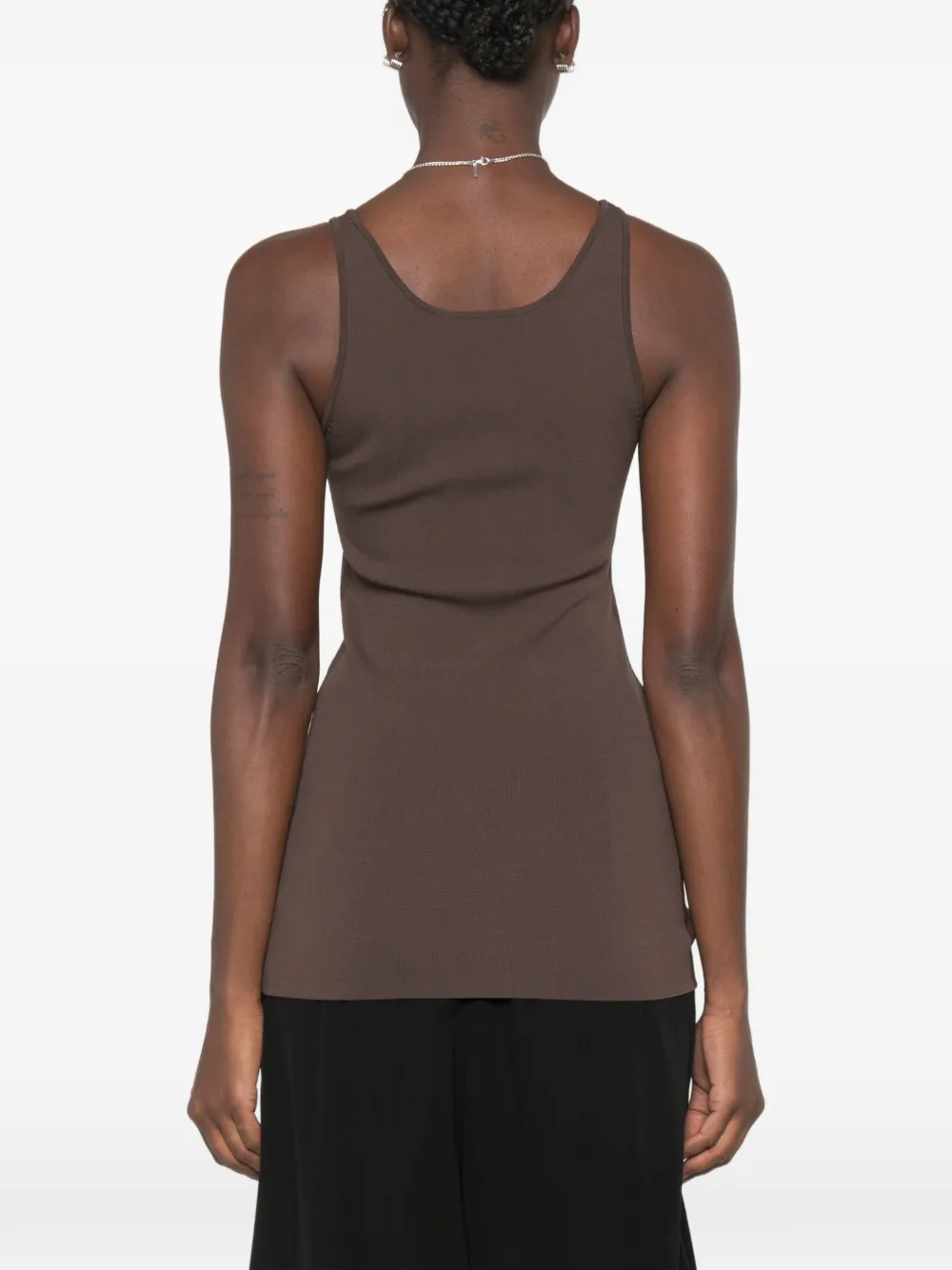 TOTEME Gebreide tanktop Bruin