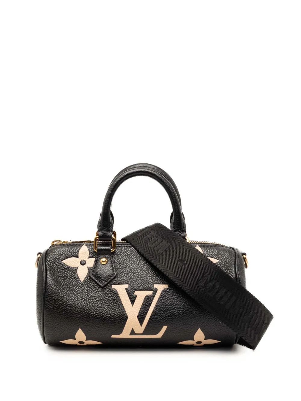 Louis Vuitton Pre-Owned Borsa a tracolla Papillon BB con monogramma 2021-2023 - Nero