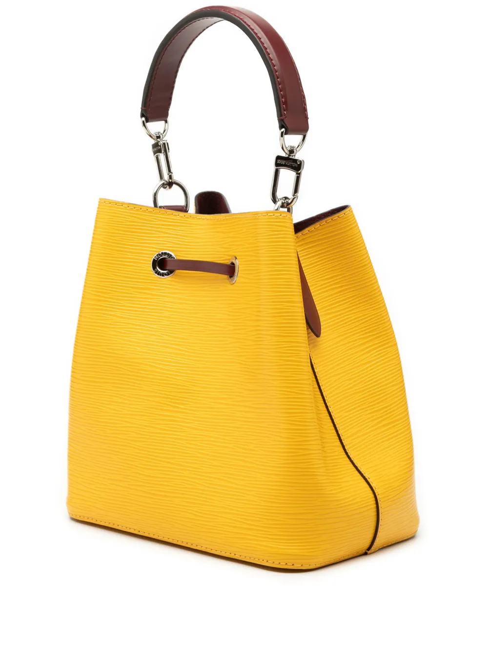 Louis Vuitton Pre-owned 2019 Epi Neonoe BB Bucket Bag in Yellow, view 3