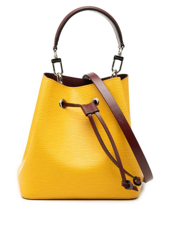 Louis Vuitton Pre-owned 2019 Epi Neonoe BB Bucket Bag in Yellow