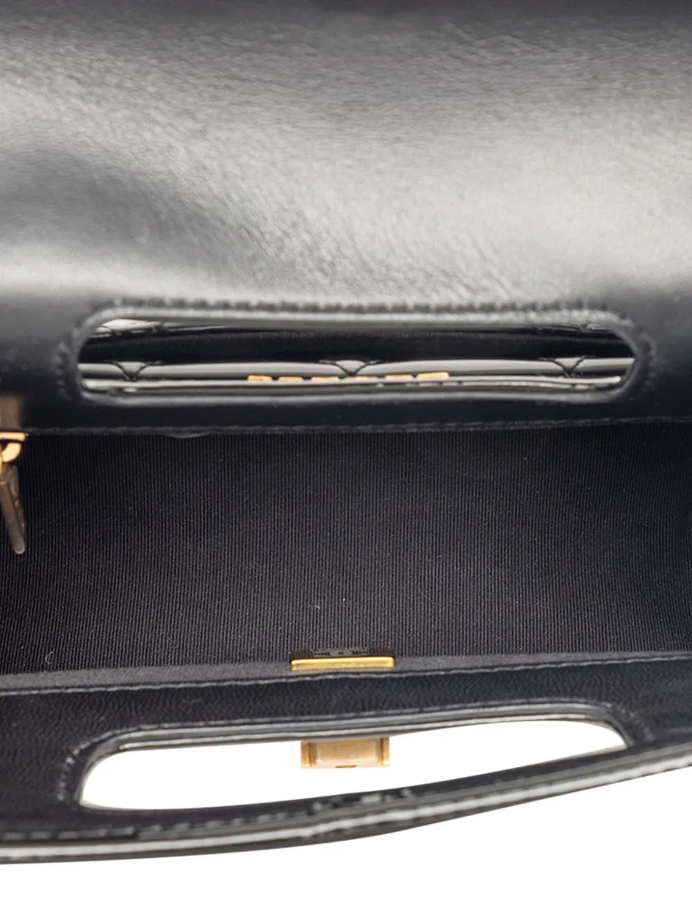 CHANEL Pre-Owned 2021-2026 ミニ キルティング パテント グラフィック