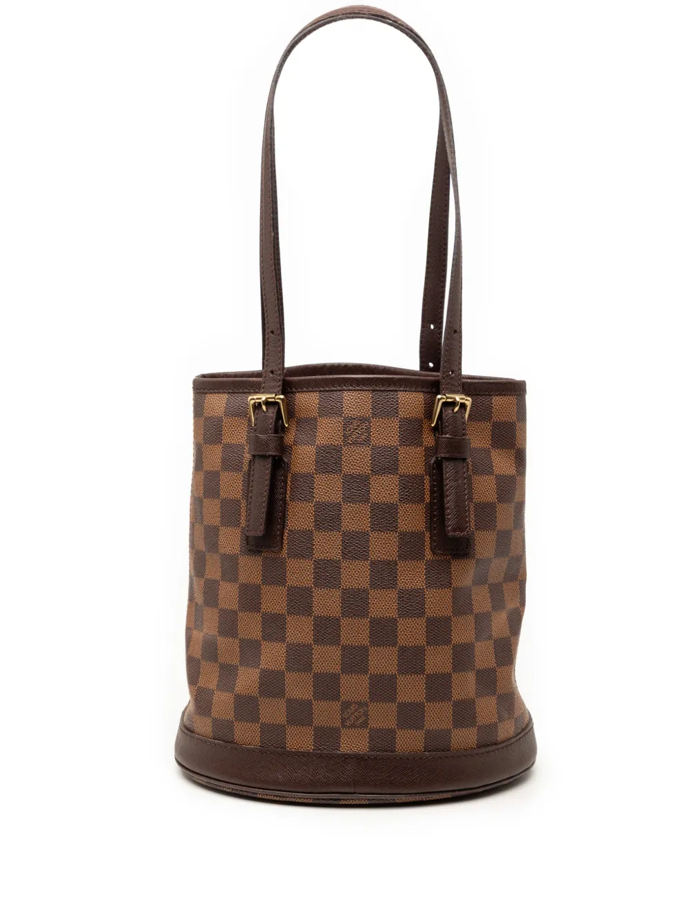Louis Vuitton Pre-Owned 1998 Damier Ebene Marais bucket bag - Marrone