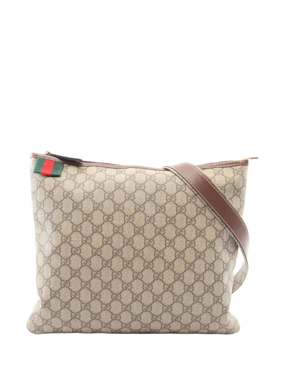 Gucci Pre-Owned 2000-2015 GG Supreme shoulder bag - Marrone