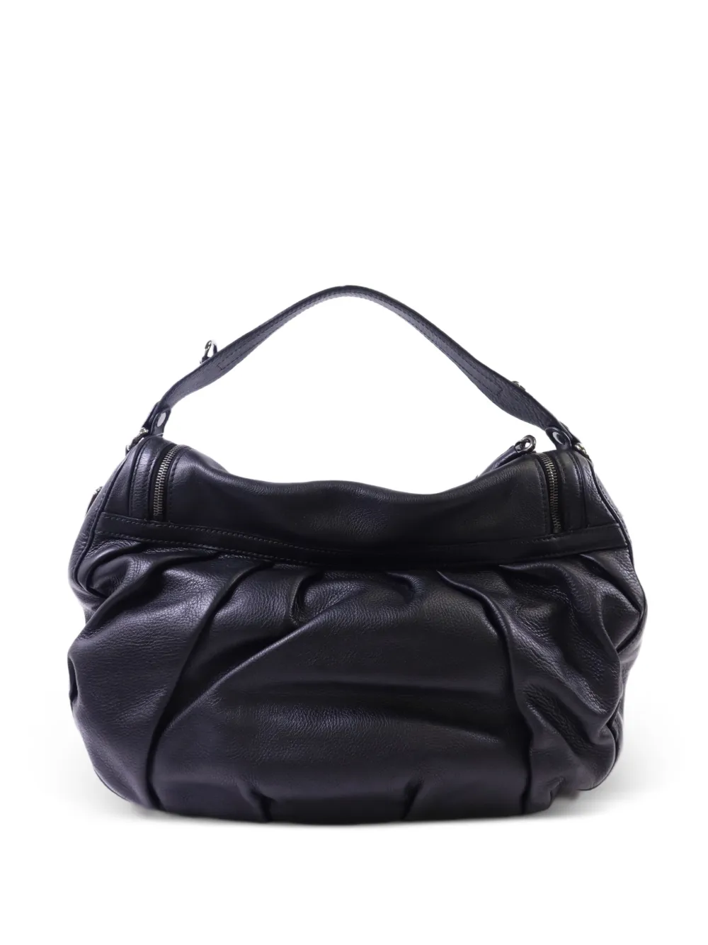 Gucci Pre-Owned pebbled leather shoulder bag - Nero