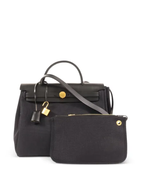 Hermès Pre-Owned 2021 PM Herbag canvas tote bag