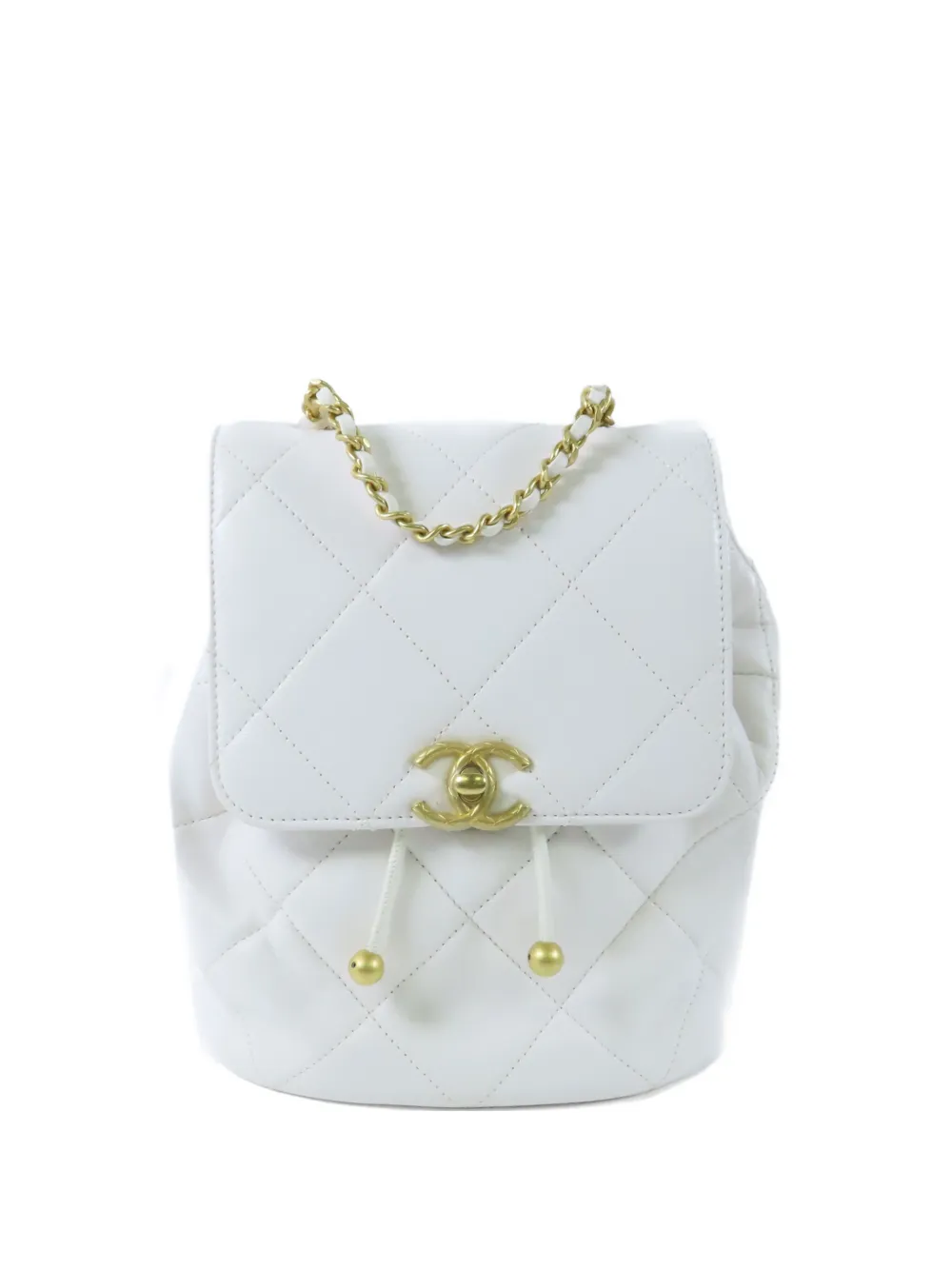 CHANEL Pre-Owned Ado CC backpack - Bianco