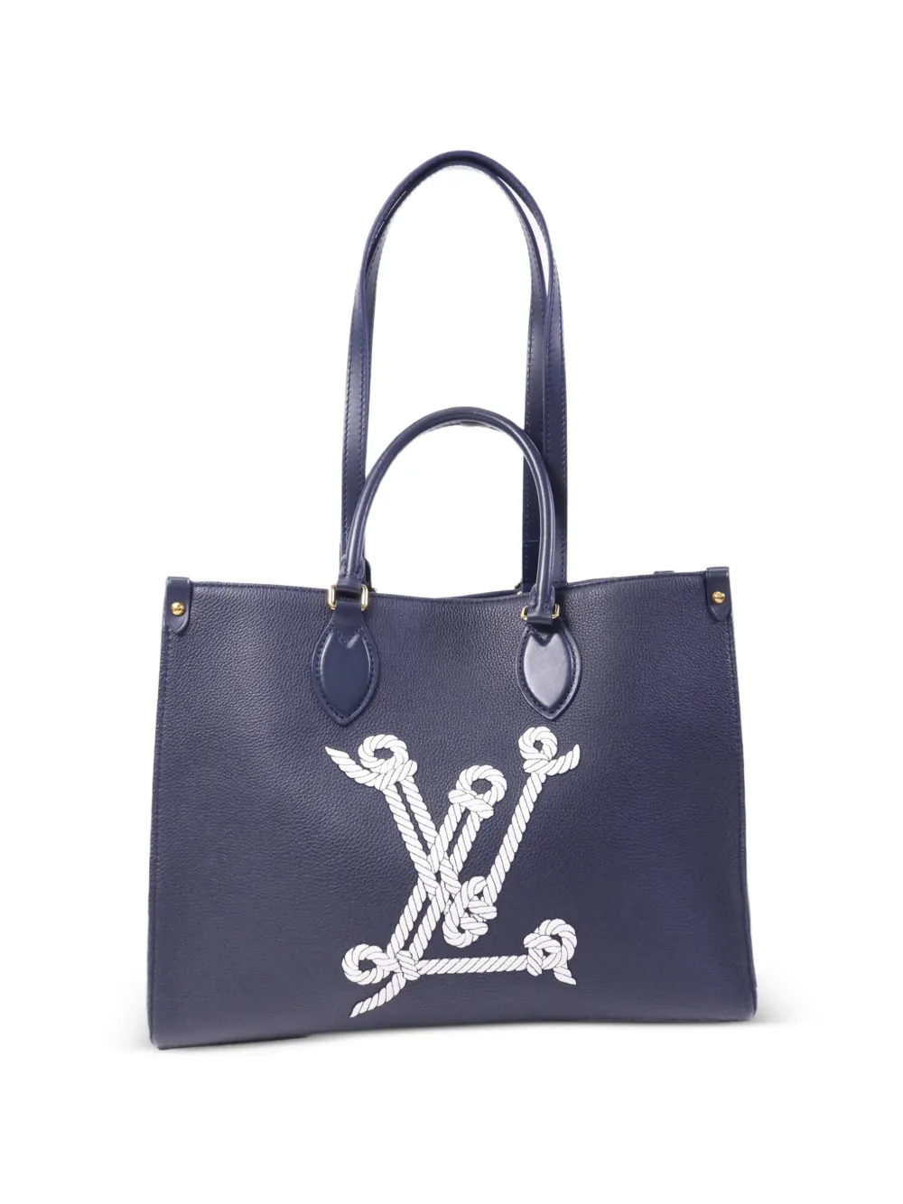 Louis Vuitton Pre-Owned MM On The Go rope-motif tote bag - Blu