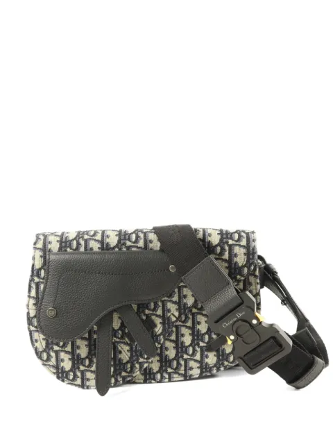 Christian Dior Pre-Owned Saddle canvas crossbody bag