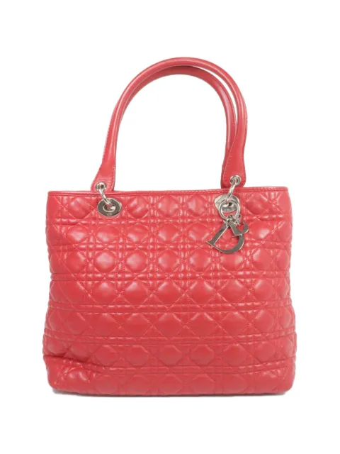 Christian Dior Pre-Owned Cannage quilted tote bag