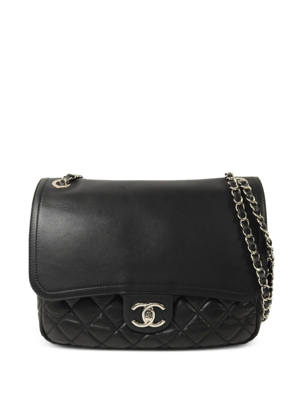 CHANEL Pre-Owned quilted chain-link shoulder bag - Nero