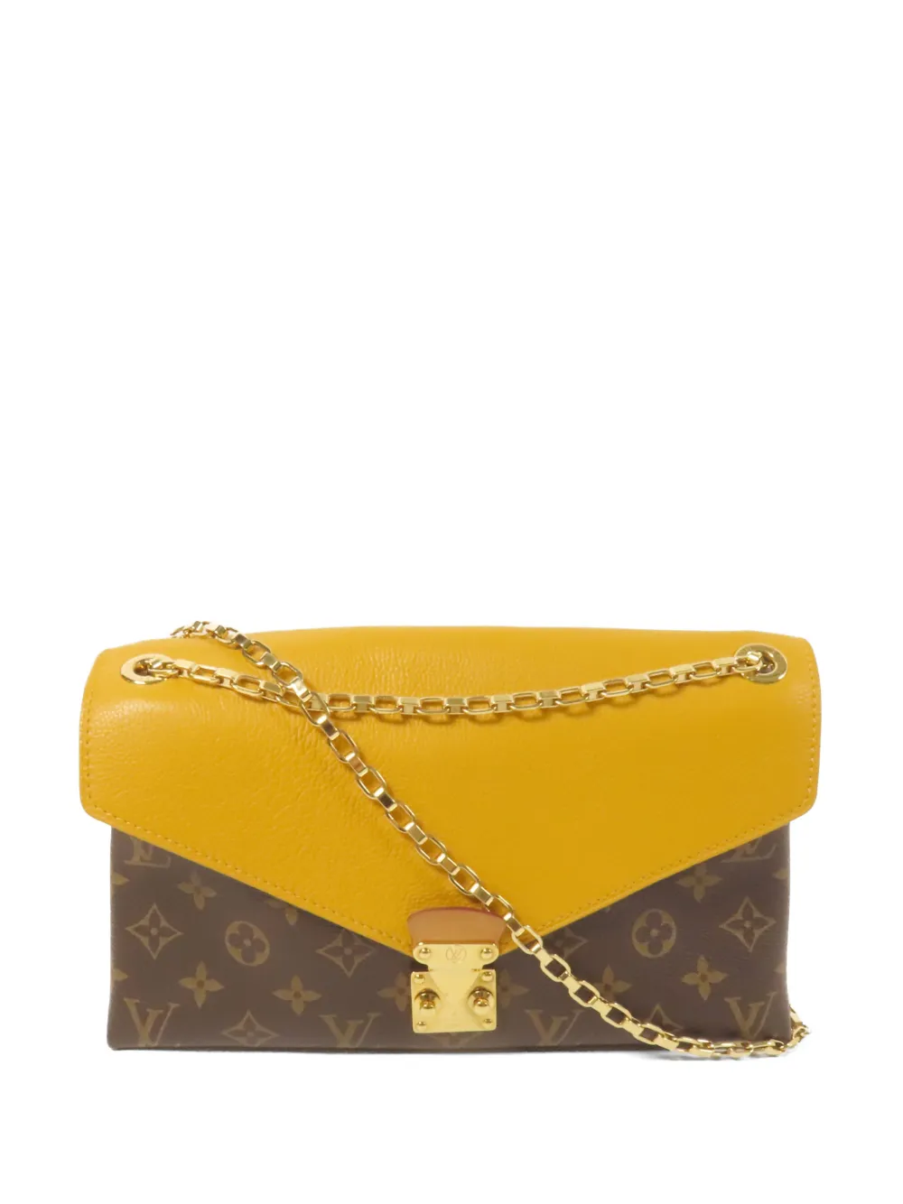 Louis Vuitton Pre-Owned Monogram Pallas Chain shoulder bag - Marrone
