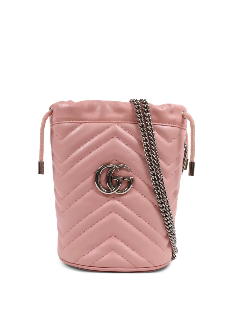 Gucci Pre-Owned GG Marmont bucket bag - Rosa