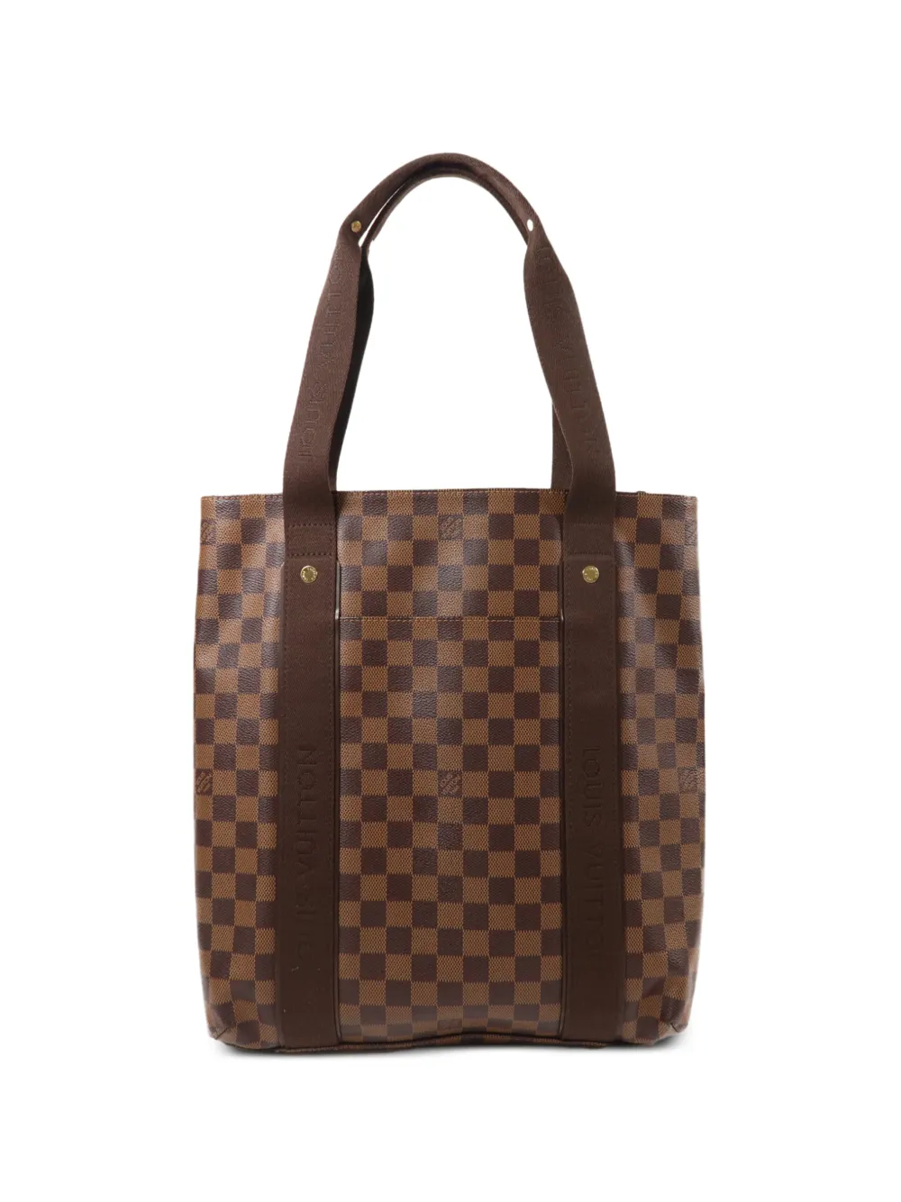 Louis Vuitton Pre-Owned Beaubourg Damier Ebène canvas tote bag - Marrone