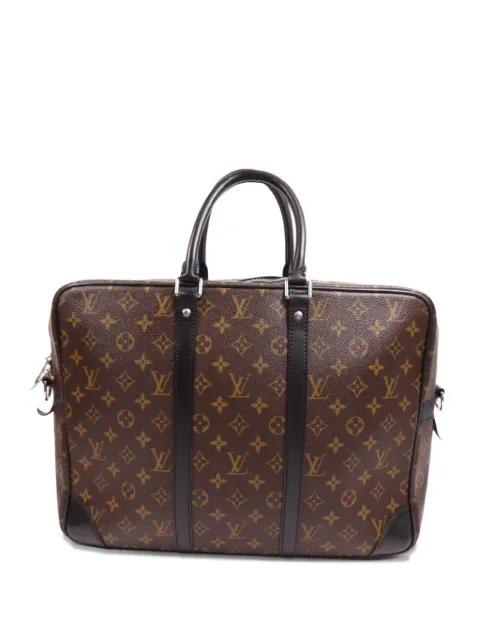 Louis Vuitton Pre-Owned Porte-Documents Monogram Macassar briefcase