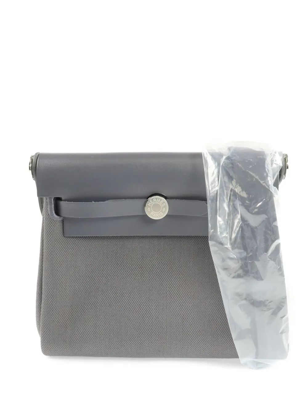 Hermès Pre-Owned Mini Herbag Vache Hunter crossbody bag - Grigio