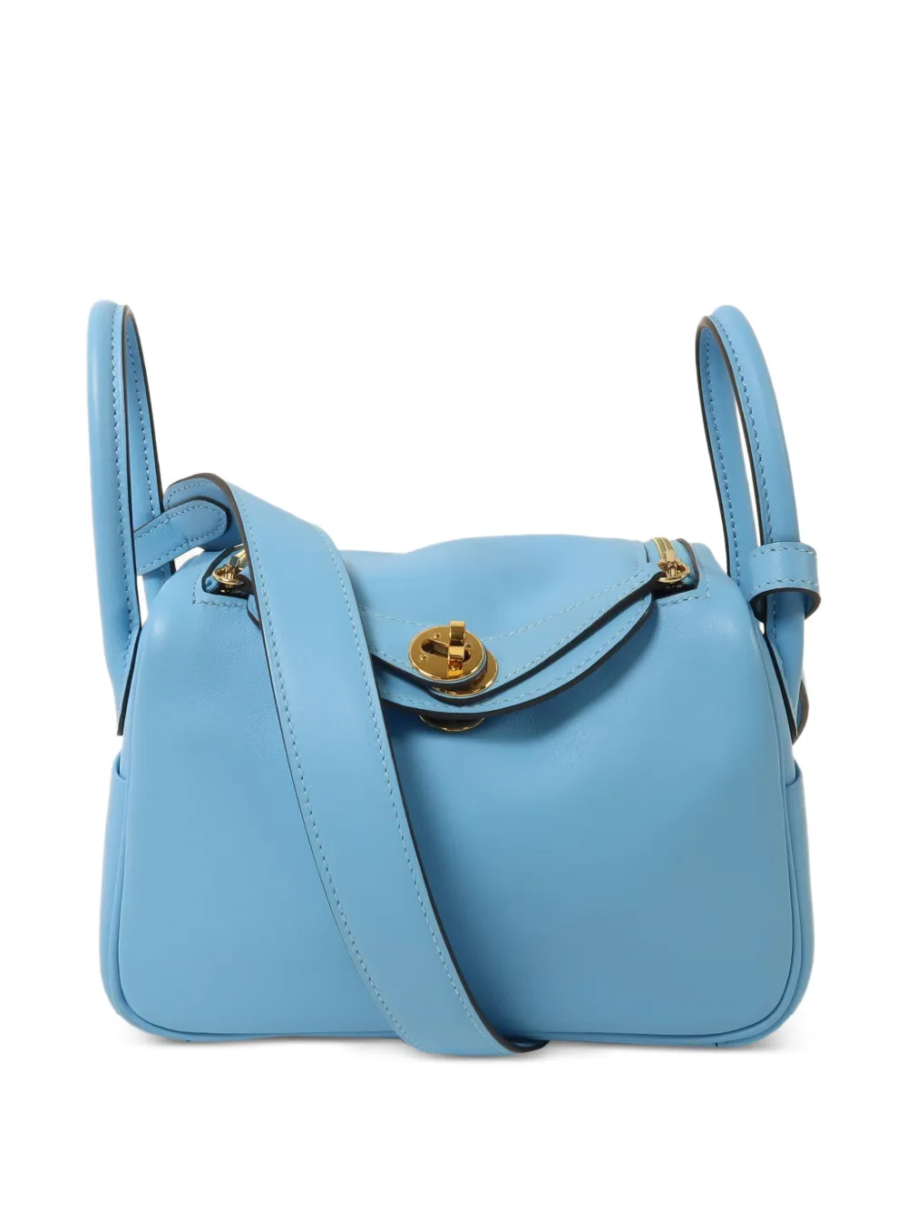 Hermès Pre-Owned Mini Lindy shoulder bag - Blu