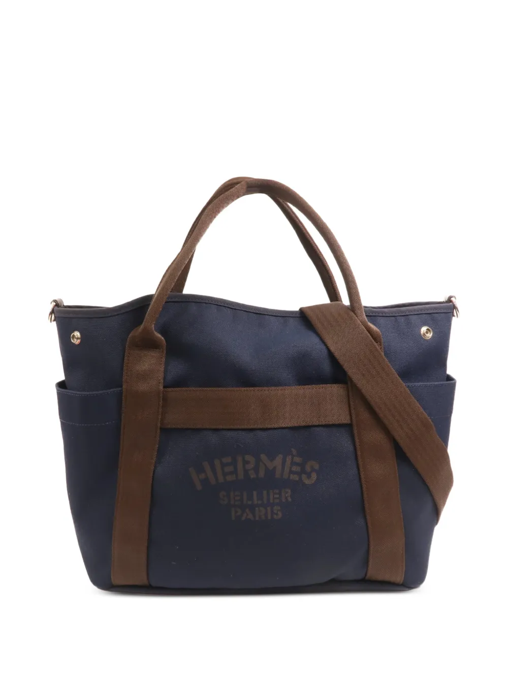 Hermès Pre-Owned Grooming two-way handbag - Blu