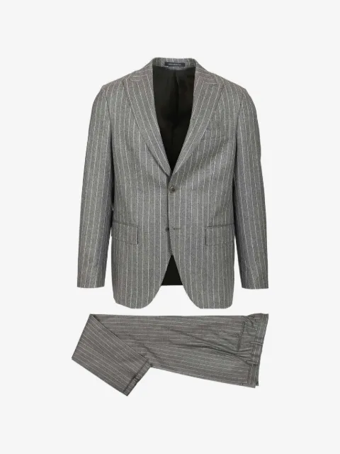 Al Duca D’Aosta 1902 pinstripe peak-lapel suit