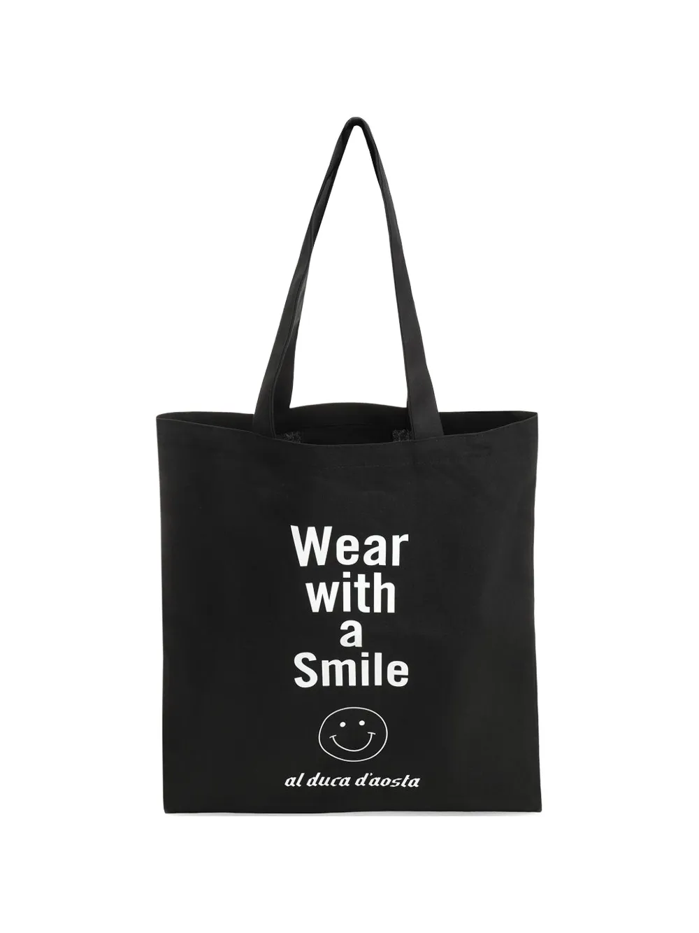 Al Duca D’Aosta 1902 Borsa tote con stampa - Nero