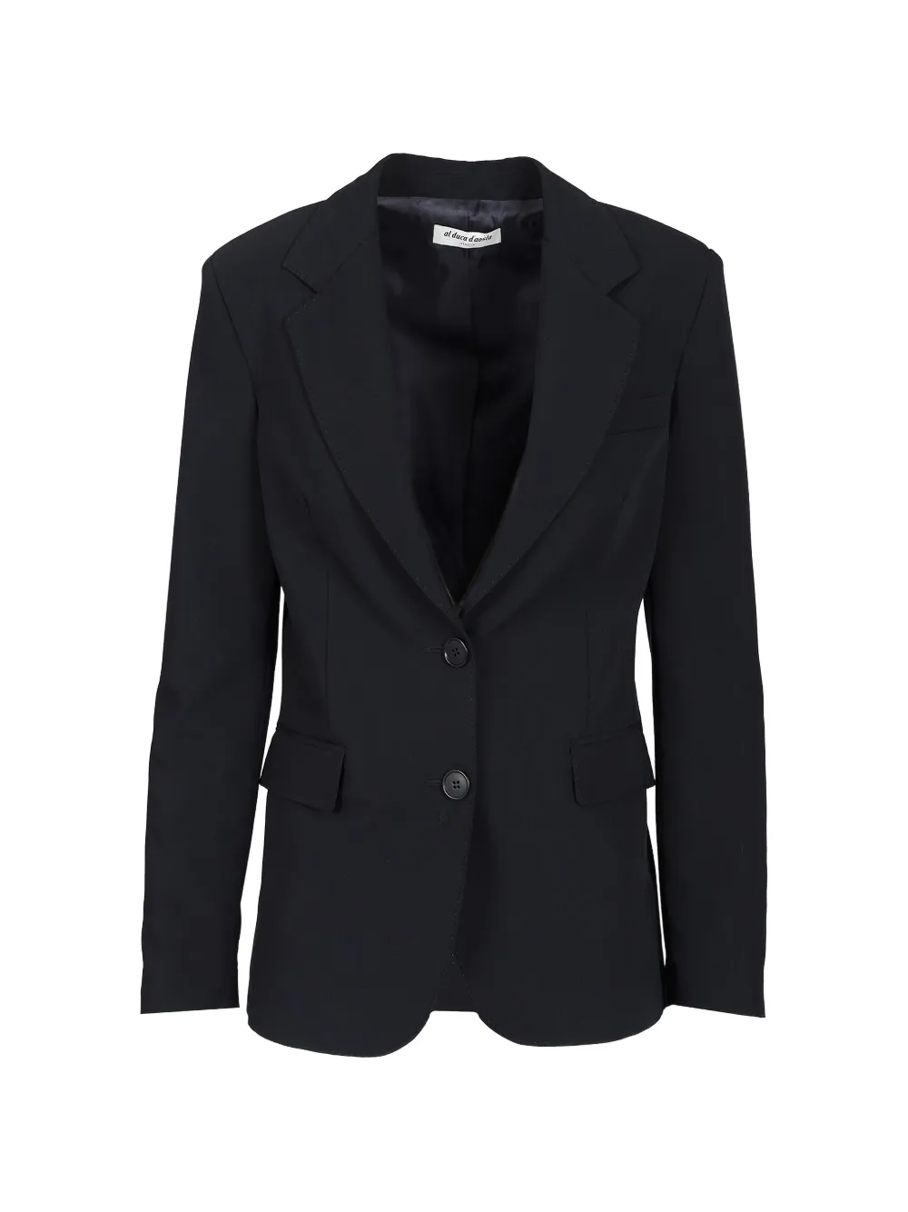 Al Duca D’Aosta 1902 single-breasted notch-lapels blazer - Nero