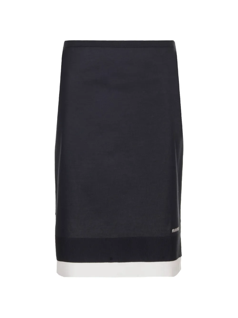 Miu Miu knitted skirt - Blau