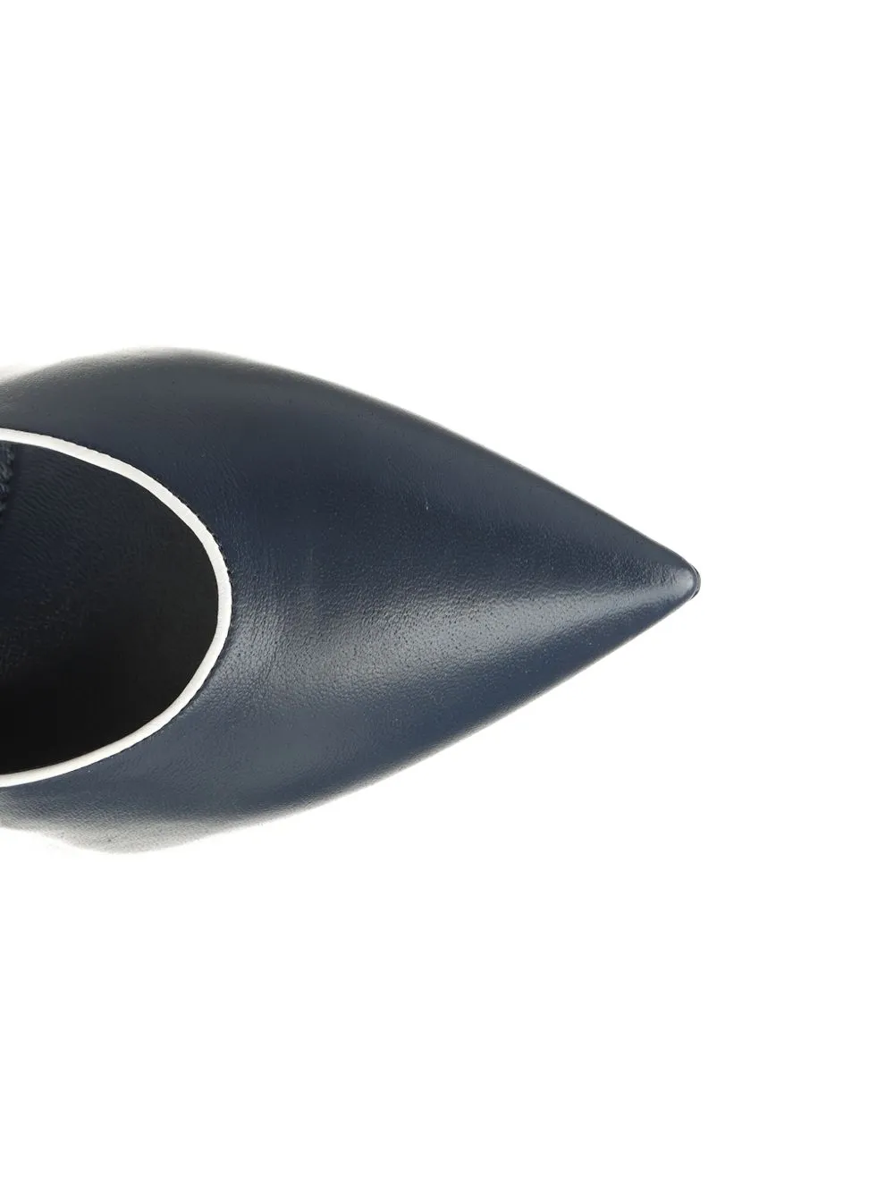 Miu bow-detail slingback sandals Blauw