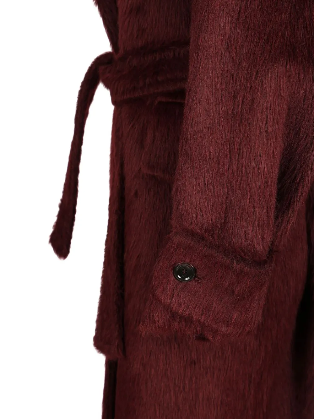 Max Mara Jas met ceintuur Rood