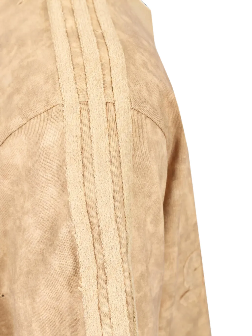 Song For The Mute x adidas gerafeld T-shirt met logopatch Beige