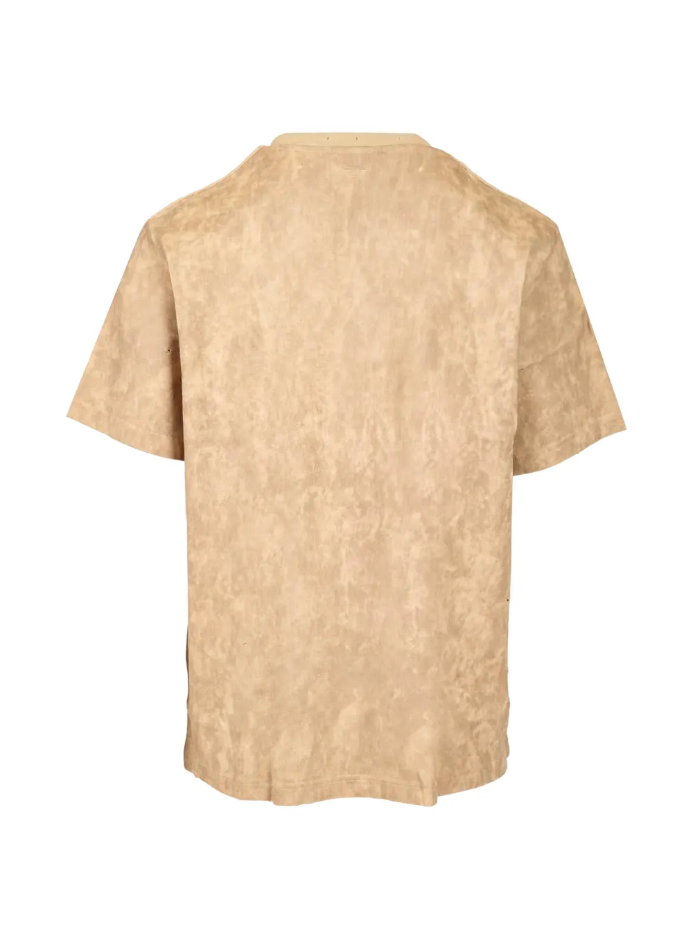 Song For The Mute X Adidas Logo-appliqué Distressed T-shirt In Neutrals