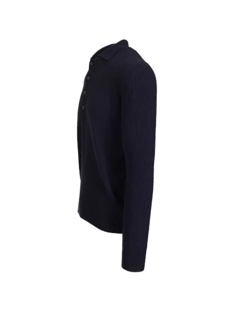 Al Duca D’Aosta 1902 ribbed-knit polo sweater