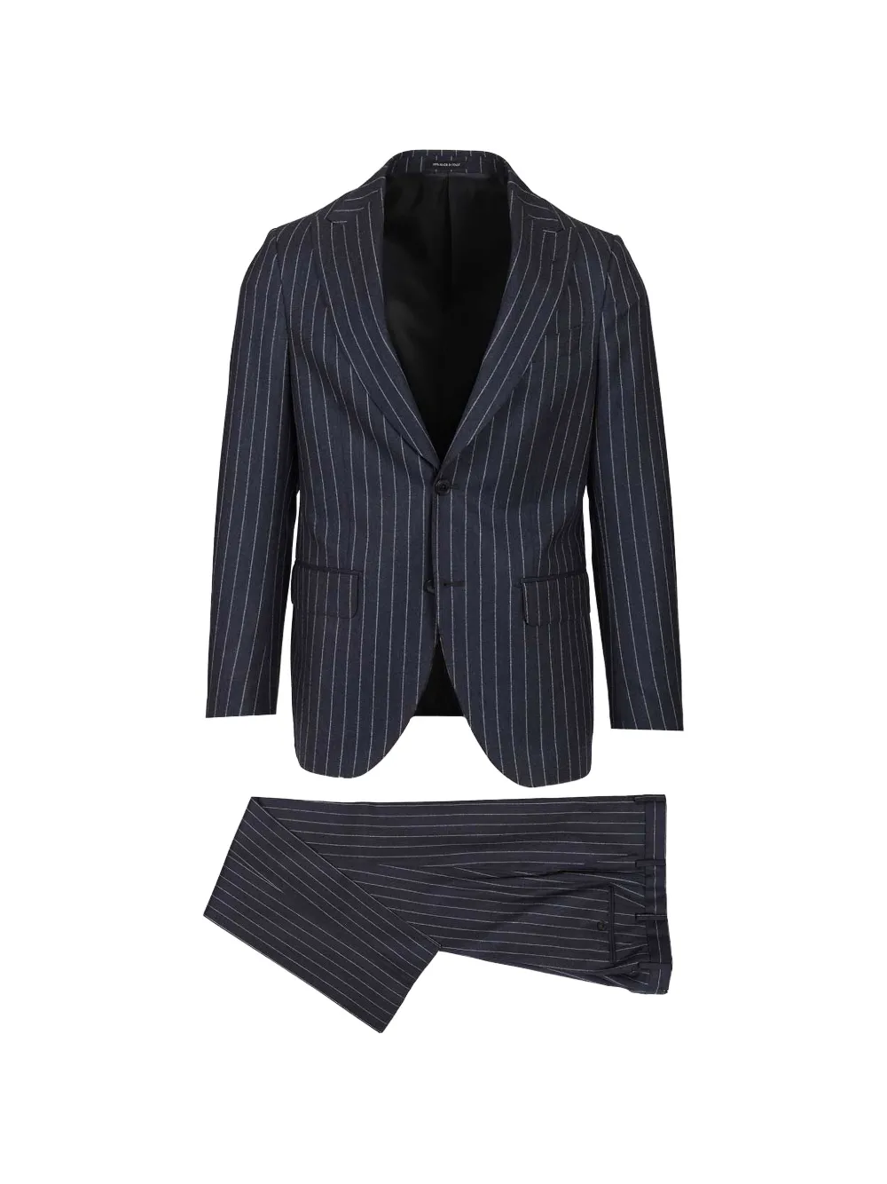Al Duca D’Aosta 1902 pinstripe peak-lapel suit - Blu