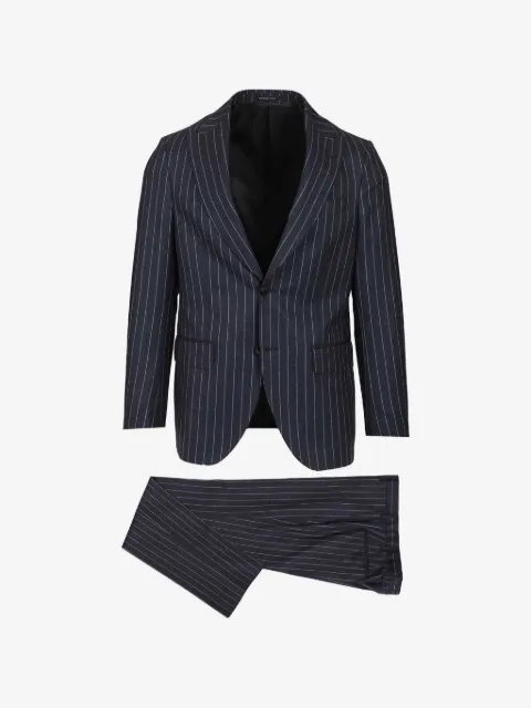 Al Duca D’Aosta 1902 pinstripe peak-lapel suit