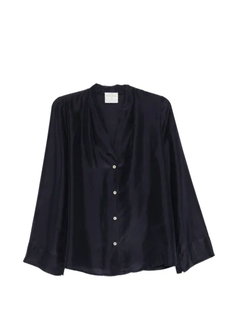 Forte Forte pleated V-neck shirt