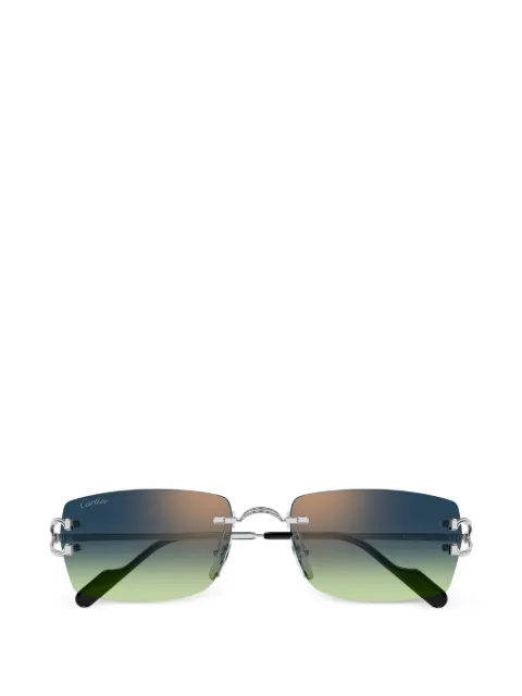 Cartier Eyewear C Décor rimless sunglasses