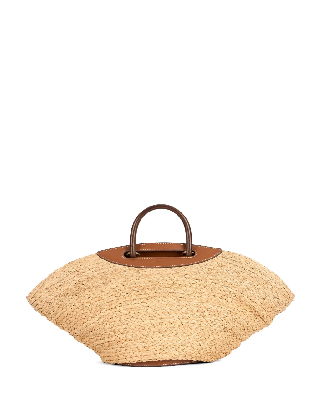 Cult Gaia Wanda leather-trim tote bag - Toni neutri