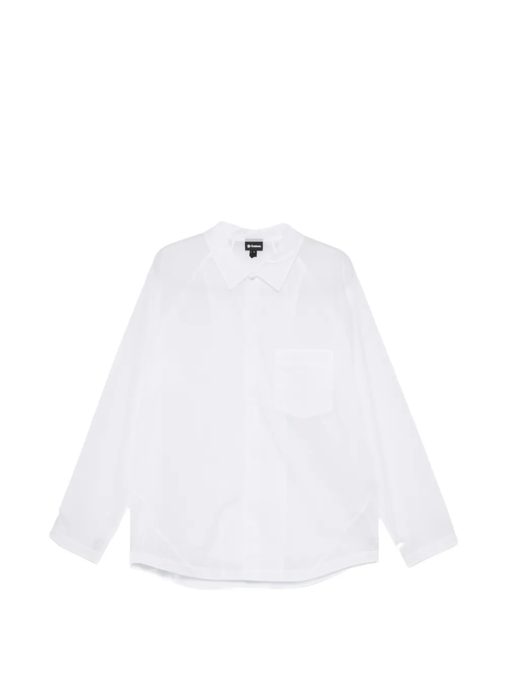 Goldwin raglan-sleeve chest-pocket shirt - Bianco