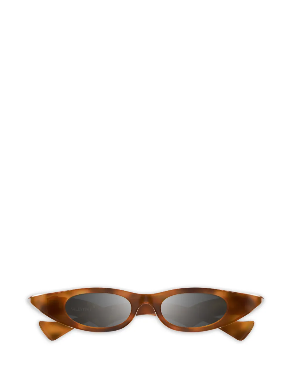 VALENTINO GARAVANI EYEWEAR tortoiseshell-effect VLogo sunglasses - Marrone