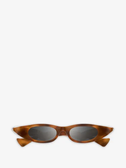 VALENTINO GARAVANI EYEWEAR lentes VLogo con armazón estilo carey
