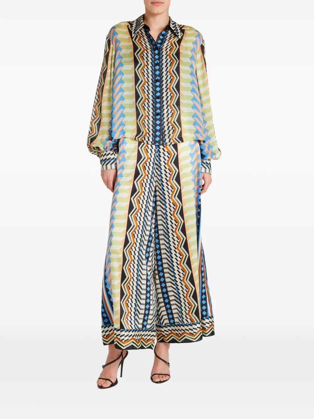  Temperley London Camisa Meryl - Azul 