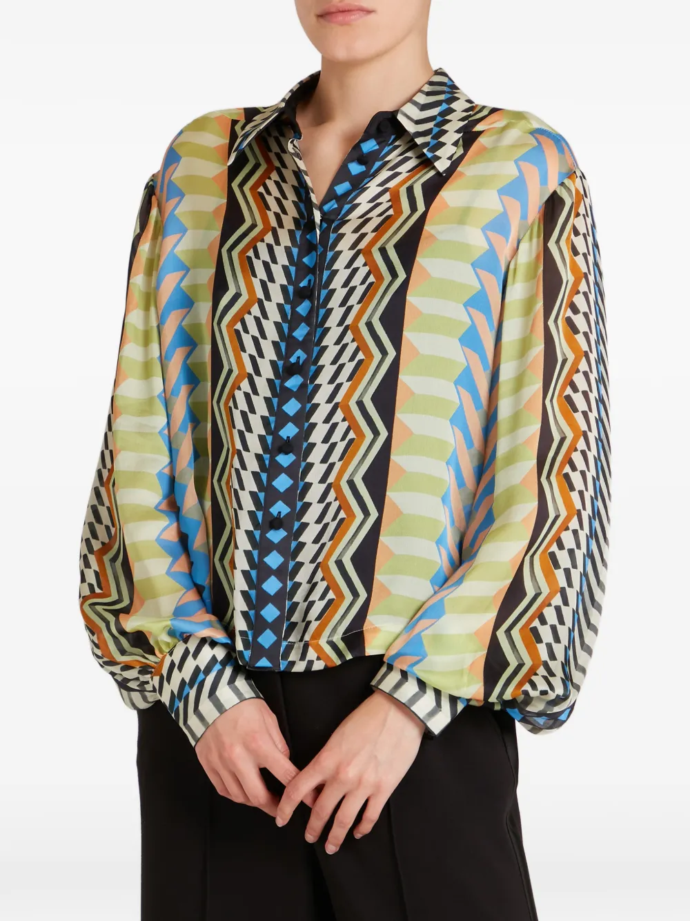  Temperley London Camisa Meryl - Azul 