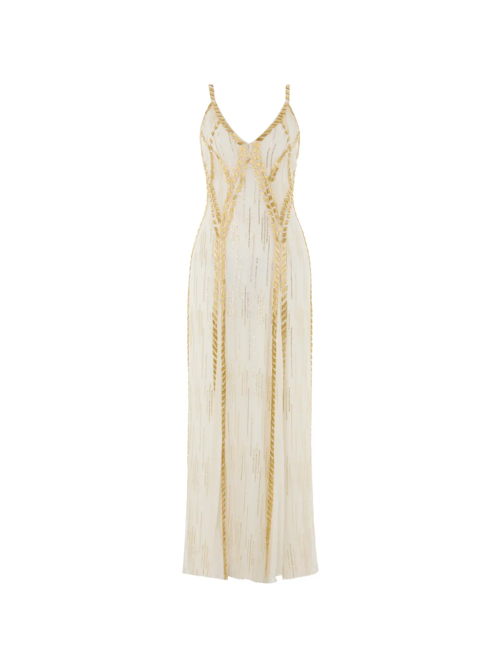 Temperley London Abito midi Viola con decorazione - Bianco
