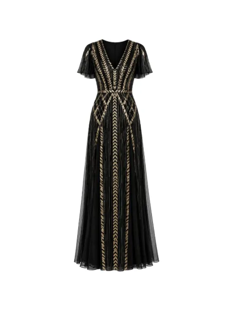 Temperley London Abito da sera Viola
