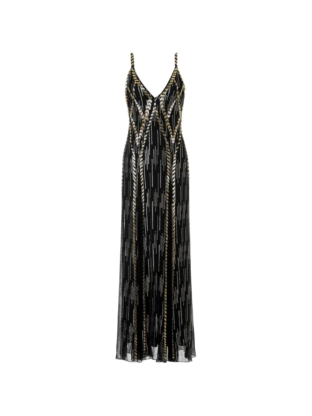 Temperley London Viola sequin-embellished maxi dress - Schwarz
