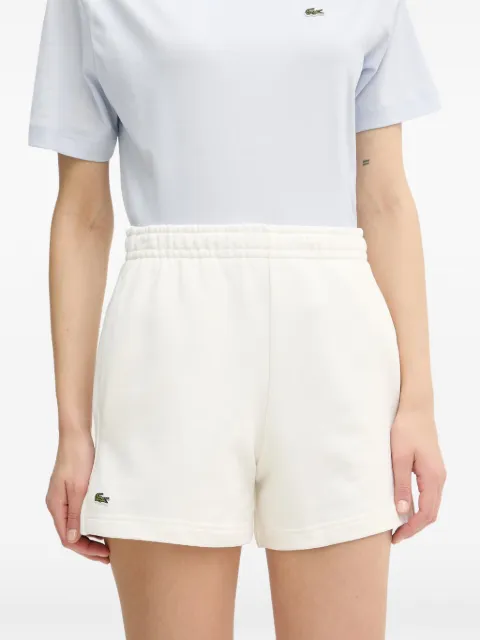 Lacoste logo-patch elasticated shorts