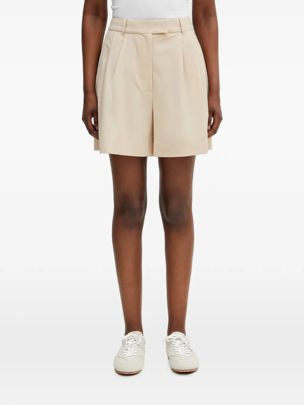 Lacoste pleated tailored shorts - Toni neutri