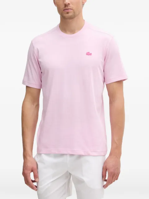 Lacoste logo-patch performance T-shirt