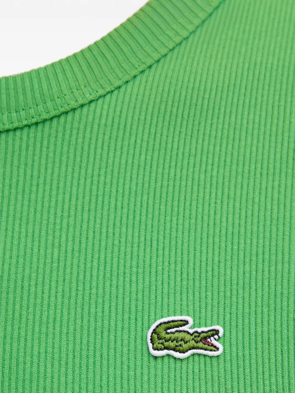 Lacoste T-shirt met logopatch Groen