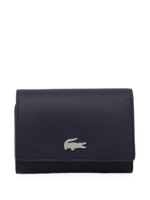 Lacoste Anna logo-plaque foldover wallet