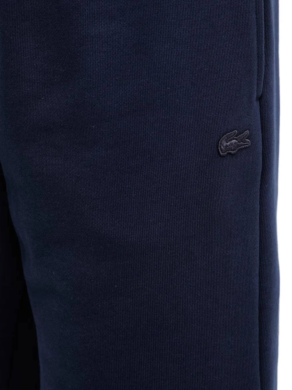 Lacoste Shorts met logopatch en trekkoord Blauw
