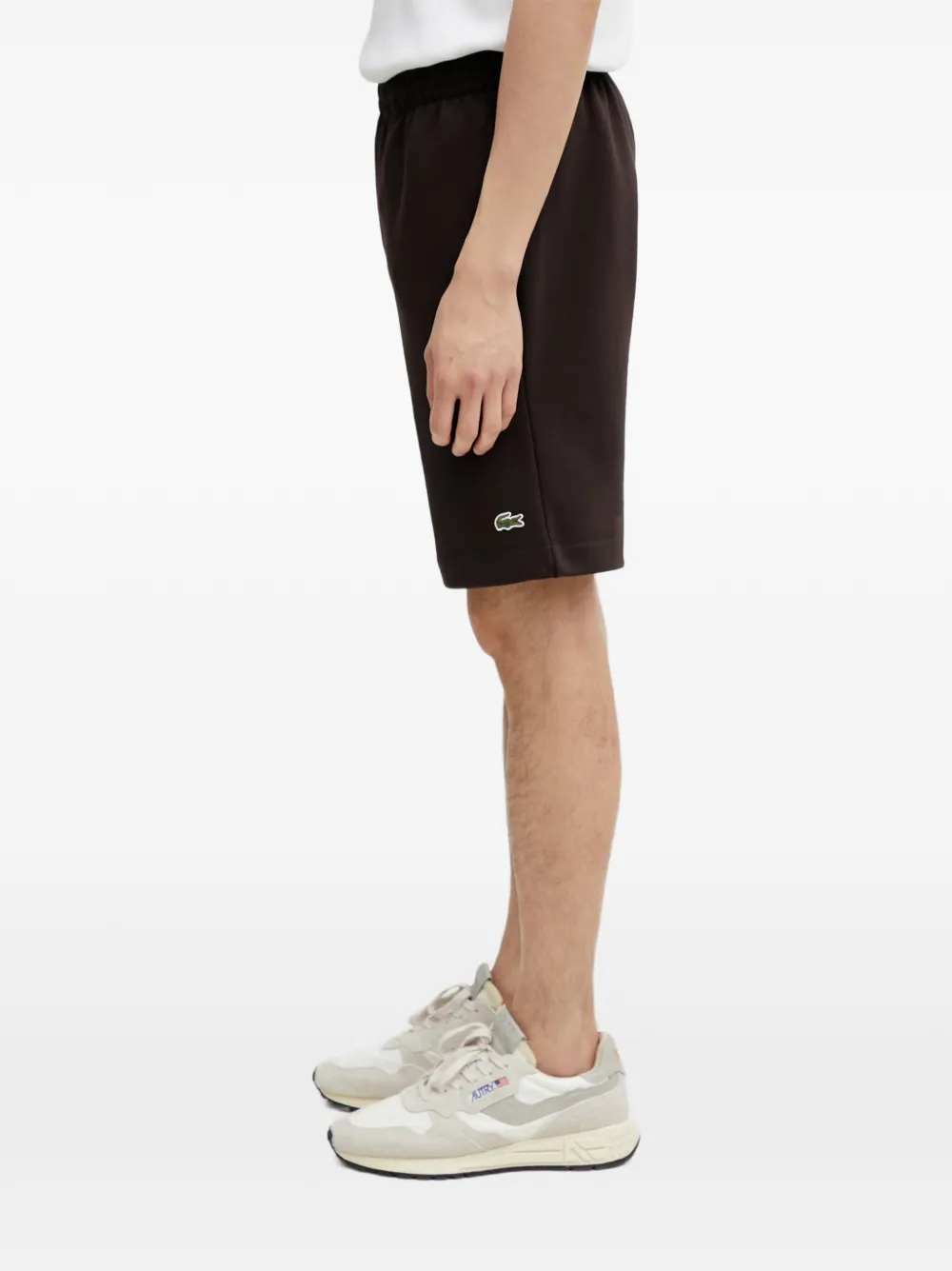 Lacoste Shorts met logopatch Bruin